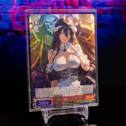 Albedo Overlord Waifu Trading Card Custom Premium Flash Gold Foil Sig Anime ACG - Image 2