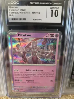 Pokemon MewTwo Graded Card Lot - Image 1