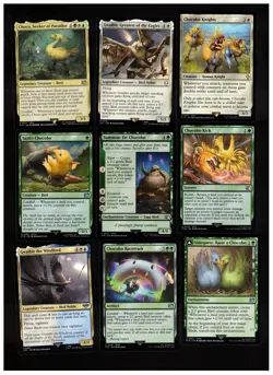 Chocobo & BIRDS!-100 Card Magic the Gathering Commander Deck-Rare-Mythic-MTG-EDH - Image 1