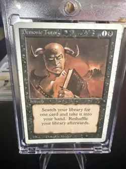 Magic the Gathering Demonic Tutor Sorcery - Image 1