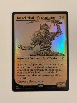 Lae'zel, Vlaakith's Champion (Showcase) Commander Legends Baldur's Gate Foil - Image 1
