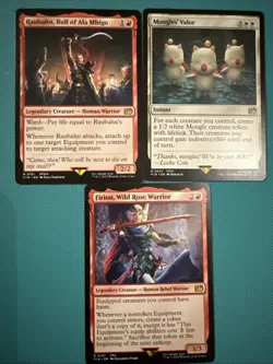 Mtg FIN Final Fantasy - 3 Rares: Raubahn - Moogle - Firion - NM - Image 1