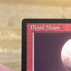 English - MTG Blood Moon - HP - Vintage The Dark (1994) - Image 3