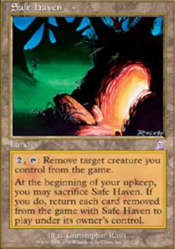 1x Safe Haven - Foil Moderate Play MTG Magic - Kid Icarus - - Image 1