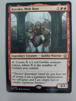 MTG Krenko, Mob Boss Foundations 0204 Regular Rare - Image 1