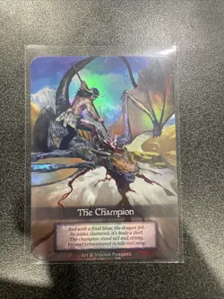 Sorcery Contested Realm - Beta - THE CHAMPION - Foil Promo Store Kit - Image 1