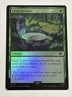 MTG Lord of the Rings Elven Farsight Foil 0161 NM - Image 1