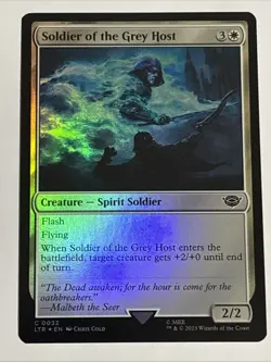 MTG Lord of the Rings Soldier of the Grey Host Foil 0032 NM - Image 1