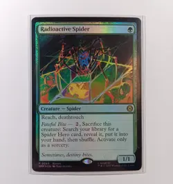 Magic the Gathering TCG Radioactive Spider P 0285 Foil Promo Marvel's Spider-Man - Image 5