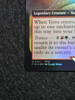 MTG - Terra, Magical Adept (Extended Art) Final Fantasy - Foil #511 NM - Image 3