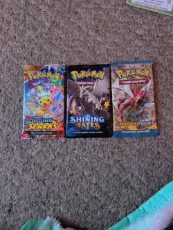 Pokemon Surging Sparks, Shining Fates, Breakpoint Booster Packs - Image 1
