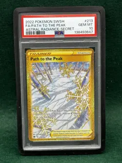 Pokemon 2022 Astral Radiance Path To The Peak PSA 10 Gem Mint 213/189 - Image 1