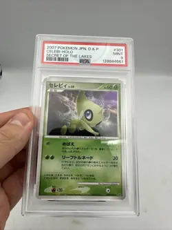 Pokemon - Celebi LV.39 - DPBP#301 - Secret Of The Lakes - Japanese - PSA 9 - Image 2