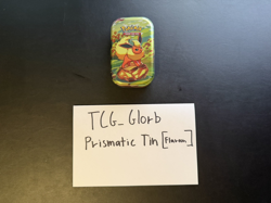 Pokemon TCG Scarlet & Violet Prismatic Evolutions Mini Tin Sealed [Flareon](1/2) - Image 1