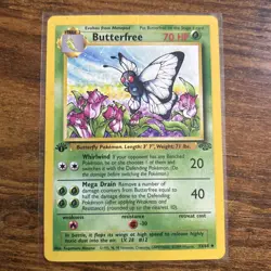 Pokemon TCG Butterfree Jungle 33/64 1st Edition Uncommon - Image 1