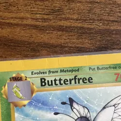Pokemon TCG Butterfree Jungle 33/64 1st Edition Uncommon - Image 3