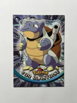 Blastoise #09 Topps TV Animation Edition Black Logo Pokemon - Image 1