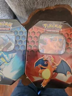 Pokemon Hidden Fates Tins Charizard Gyarados Raichu GX Boxes - Set of 3 - Image 4