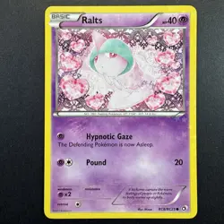 Pokemon TCG - RALTS - RC8/RC25 - RADIANT HOLO - LEGENDARY TREASURES 2013 - LP/NM - Image 3