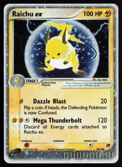 2003 Pokemon Raichu ex - Sandstorm MP 98/100 - Image 1