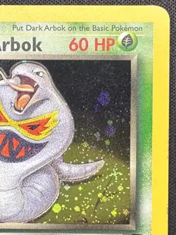 2000 Dark Arbok #2/82 Holo LP Rare Pokemon Team Rocket Vintage WOTC - Image 3