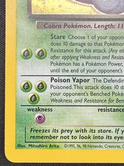 2000 Dark Arbok #2/82 Holo LP Rare Pokemon Team Rocket Vintage WOTC - Image 4