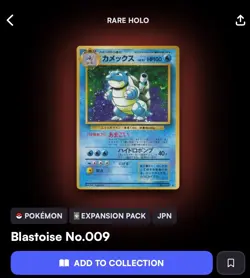 Pokemon Blastoise Holo Rare Base Set No.009 Japanese - Image 3