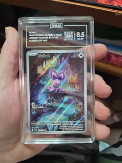 Pokemon TCG Noibat 169/159 Sv09: Journey Together Holo! TAG 8.5 - Image 1