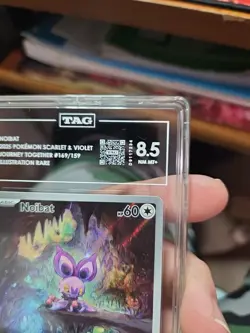 Pokemon TCG Noibat 169/159 Sv09: Journey Together Holo! TAG 8.5 - Image 2