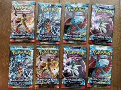 🔥 8 x Pokemon Scarlet and Violet Paradox Rift Booster Packs NEW - Image 1
