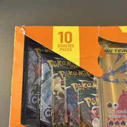 Pokemon TCG: Reshiram & Charizard GX Tag Team Collection Box 3x Evolving *Damage - Image 2