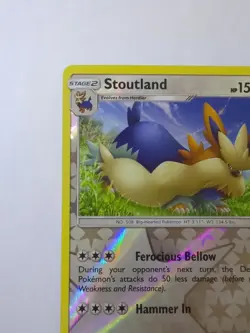 Stoutland 105/149 Reverse Holo Rare NM | Pokemon Sun & Moon - Image 3