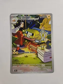 Charjabug 169/162 Illustration Rare Pokemon TCG S&V Temporal Forces 169/162 - Image 1