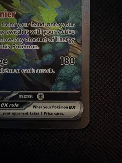 Pokemon TCG Iron Leaves EX Scarlet & Violet Temporal Forces 203/162 - Image 5