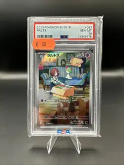 Ralts Art Rare Gem Mint PSA 10 2023 Pokemon SV1S Japanese #083 - Image 1