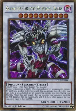 Dragocytos Corrupted Nethersoul Dragon - PGL2-EN014 - Gold Secret Rare - 1st Edi - Image 1