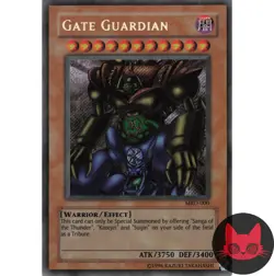 Yugioh Gate Guardian MRD-000 Secret Rare NM - Image 1