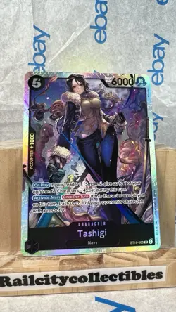 One Piece Tashigi ST19-003 Black Smoker Deck - TCG ENG Foil - Image 2