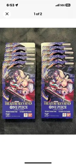 x10 One Piece OP-14 Sleeved Booster Packs Lot | Official Bandai | Factory Sealed - Image 1
