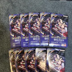 One Piece Op14-EB04 The Azure Sea Seven Single Sleeved Pack Lot Of 14 Sealed - Image 4