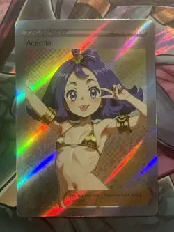 Pokemon Acerola Anime Waifu Custom DIY Trainer Art Pokemon card - Image 2