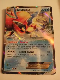 Pokemon TCG Card 2012 Boundaries Crossed - Kedleo EX 49/149 - Image 1