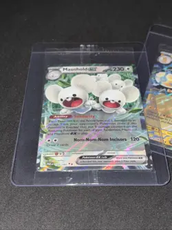 Sprigatito Ex SVP 087, Pawmot Ex 073/197, Maushold Ex 155/182 Promo Cards Sealed - Image 2