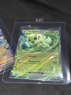 Sprigatito Ex SVP 087, Pawmot Ex 073/197, Maushold Ex 155/182 Promo Cards Sealed - Image 3