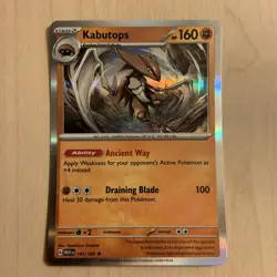 Kabutops - 141/165 - Holo Rare - Scarlet & Violet 151 - Pokemon Card - Image 1
