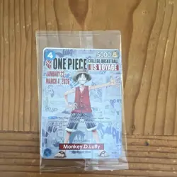 One Piece Monkey.D.Luffy Card College Basketball US Voyage - Image 1