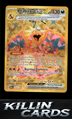 Charizard ex - 228/197 228/197 Pokemon Hyper Rare SV03: Obsidian Flames Card NM - Image 1