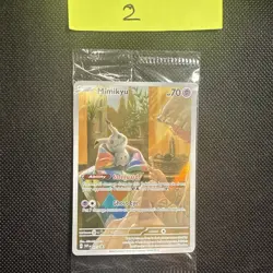 Pokemon TCG Mimikyu SVP075 Paldean Fates ETB Promo Card Sealed - Image 1