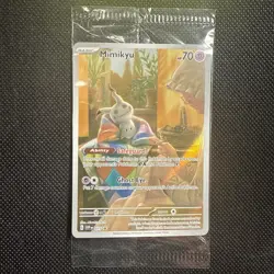 Pokemon TCG Mimikyu SVP075 Paldean Fates ETB Promo Card Sealed - Image 2