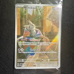 Pokemon TCG Mimikyu SVP075 Paldean Fates ETB Promo Card Sealed - Image 3
